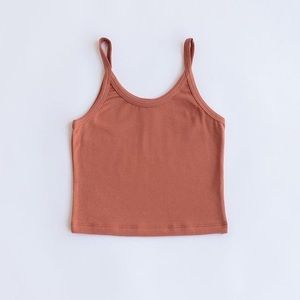 ARQ Crop tank - Terra cotta